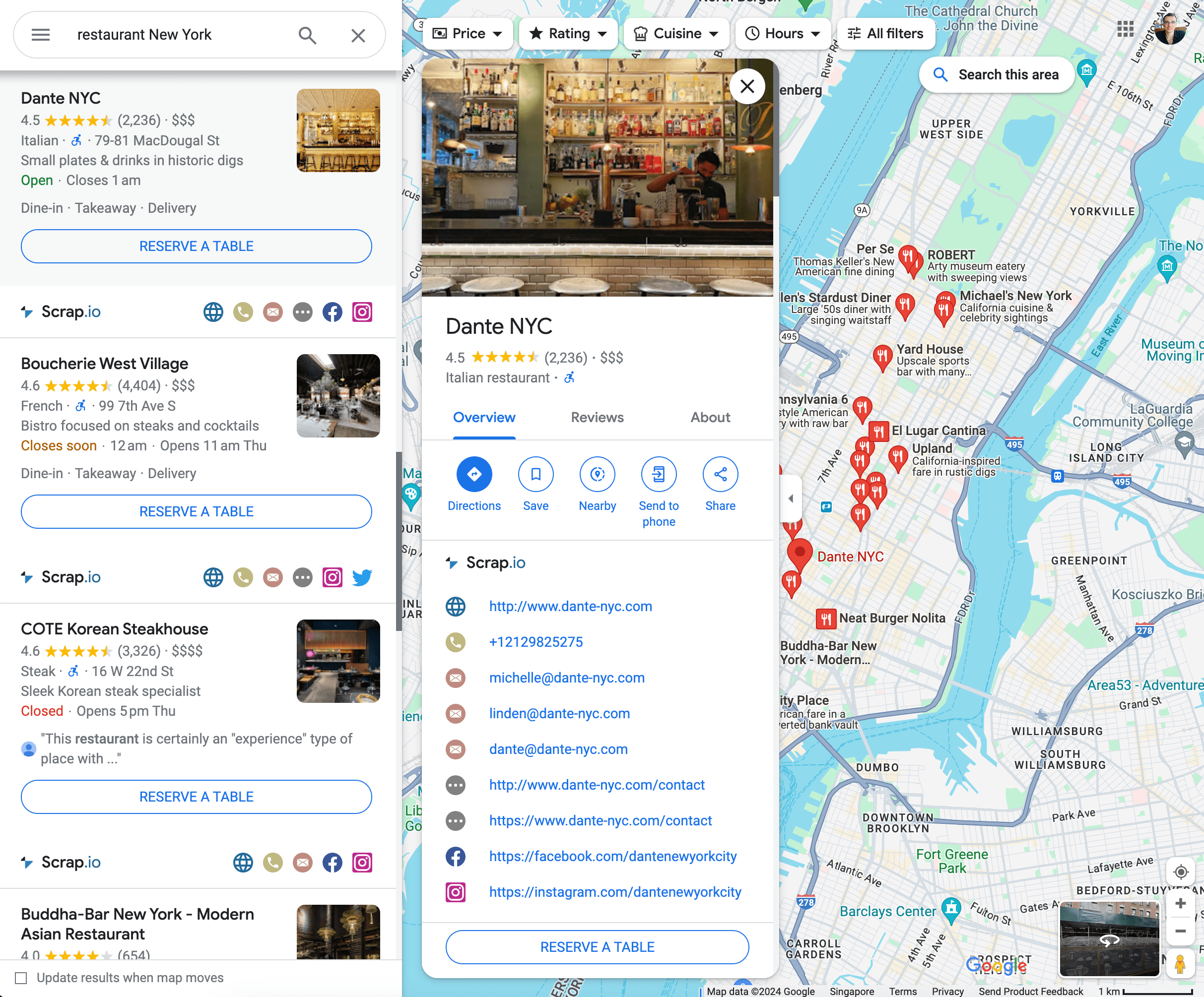 Chrome Extension: Maps Connect